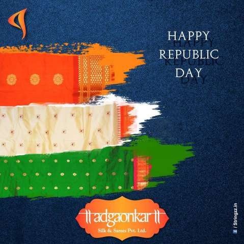 Adgaonkar Silk & Sarees Republic Day creative