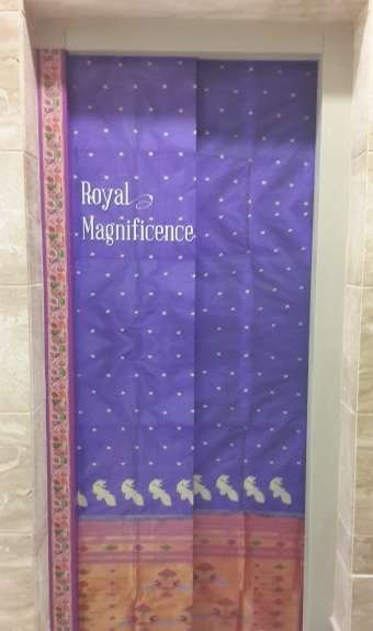 Adgaonkar Silk & Sarees backlit installation