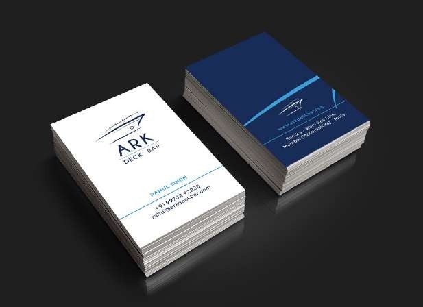ARK Deck Bar business card design