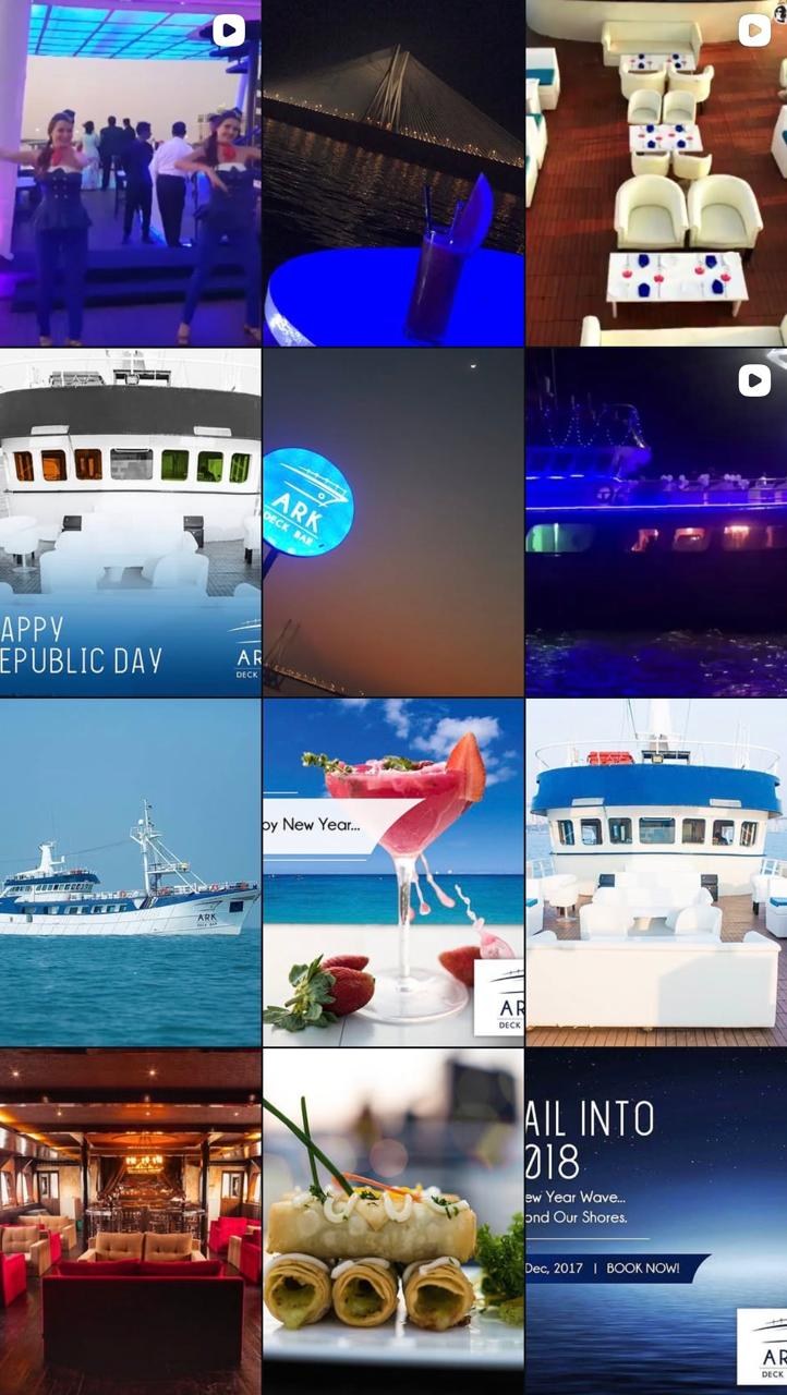 ARK Deck Bar Instagram feed grid