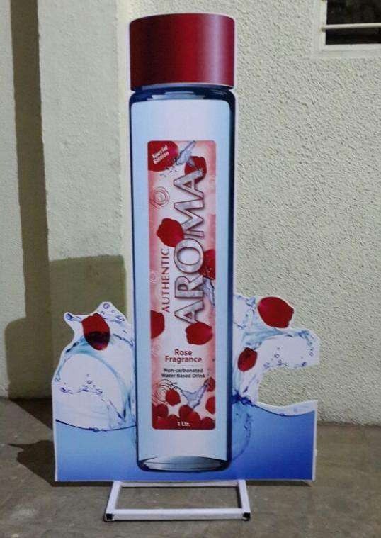 Authentic Aroma product display standee