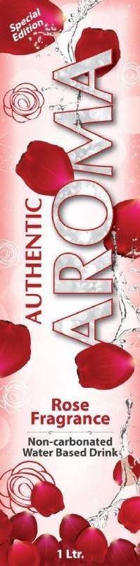 Authentic Aroma product label, rose fragrance
