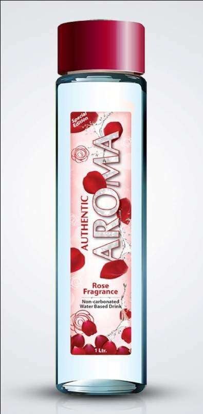 Authentic Aroma rose bottle packaging