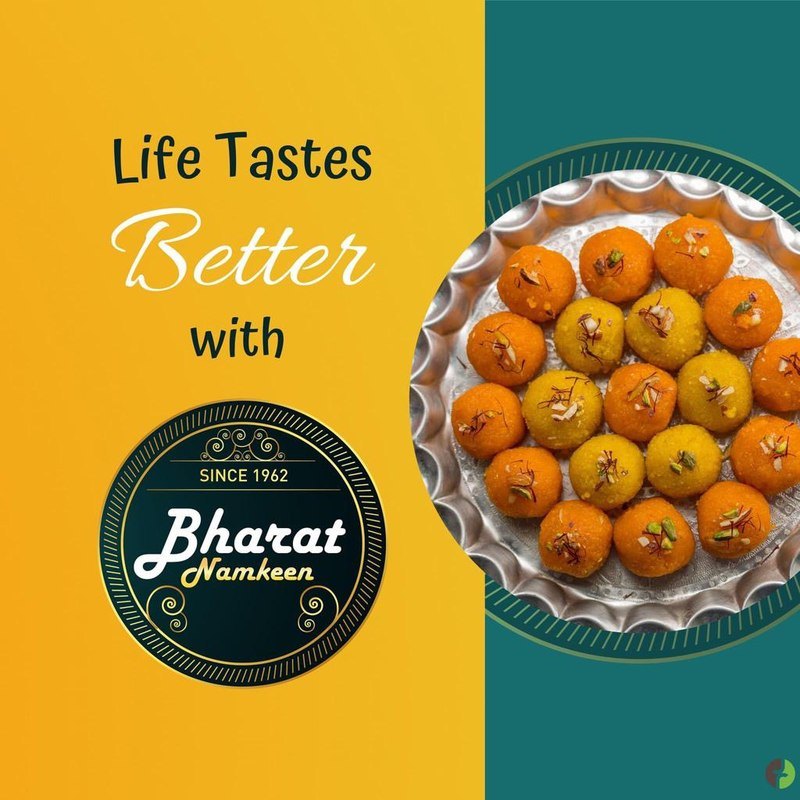 Bharat Namkeen social creative, life tastes better