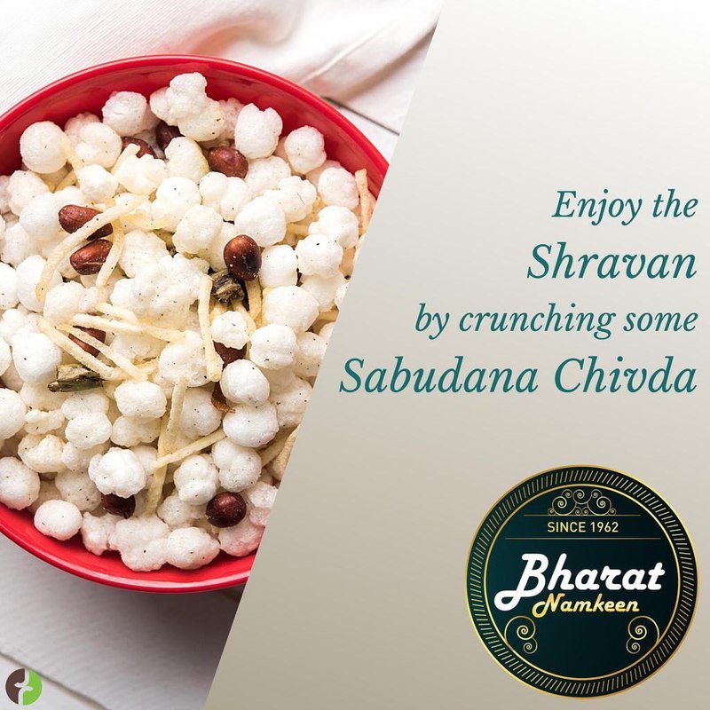 Bharat Namkeen social creative, sabudana chivda