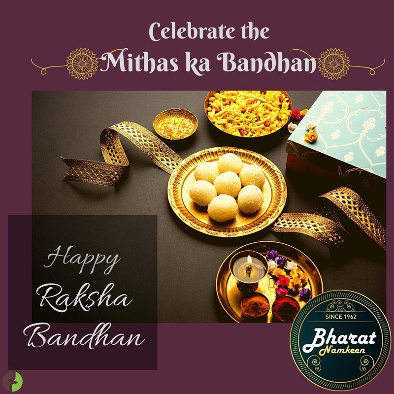 Bharat Namkeen social creative, Raksha Bandhan