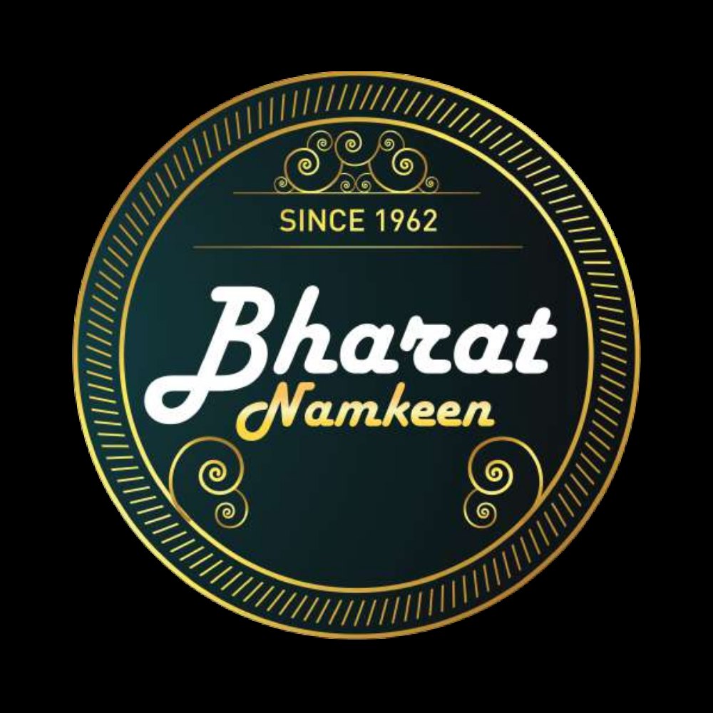 Bharat Namkeen primary logo, since 1962 badge