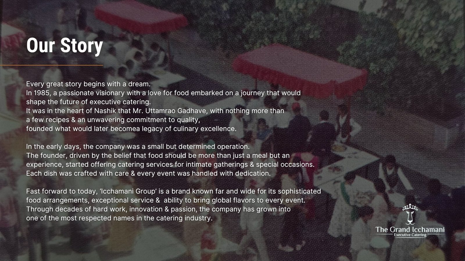 The Grand Icchamani company profile, our story