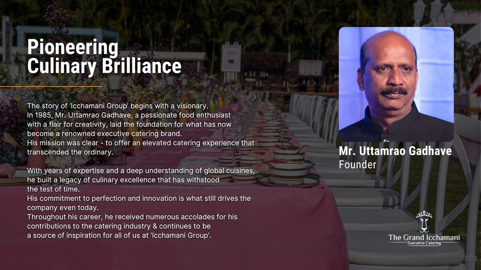 The Grand Icchamani company profile, vision and mission