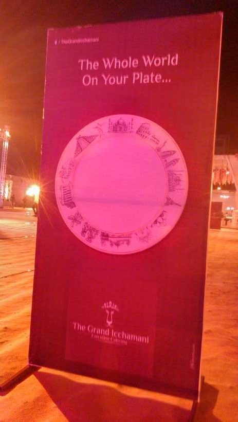 The Grand Icchamani onsite branding, event standee
