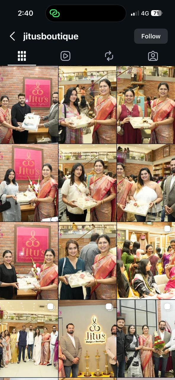 Jitu's Boutique launch event