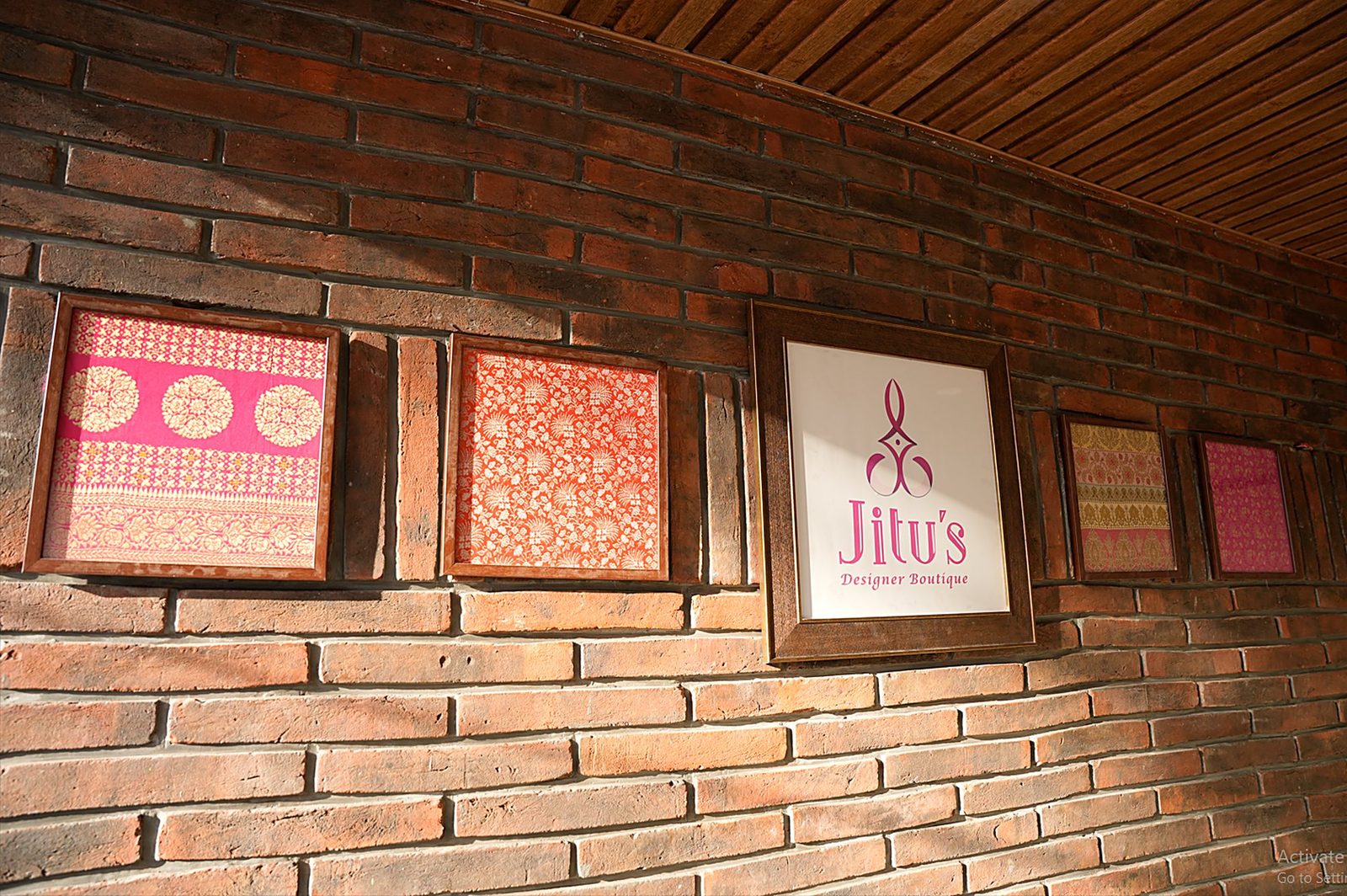 Jitu's Boutique interior branding