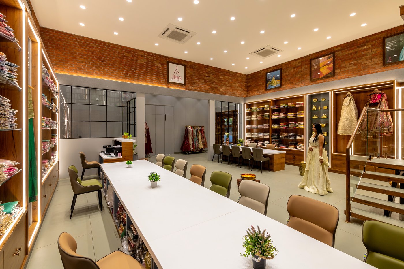 Jitu's Boutique showroom interior