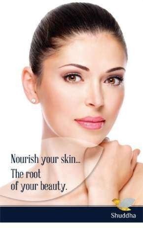 Shuddha Wellness in-store beauty service poster