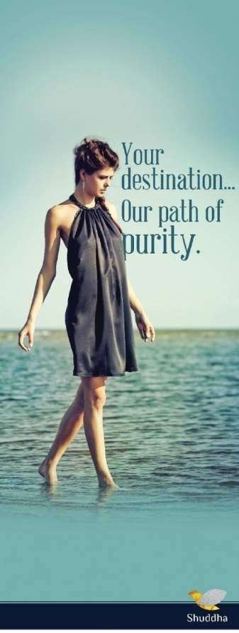 Shuddha Wellness tall format campaign creative