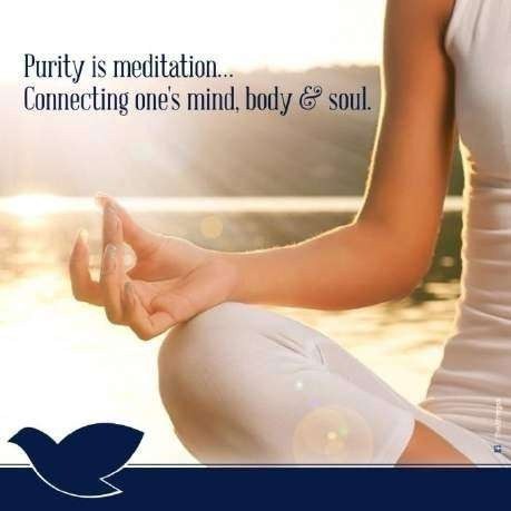 Shuddha Wellness teaser campaign post, meditation