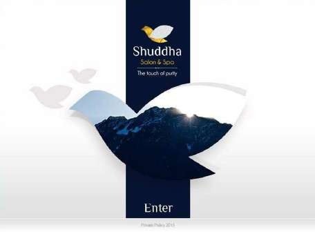 Shuddha Wellness website page design